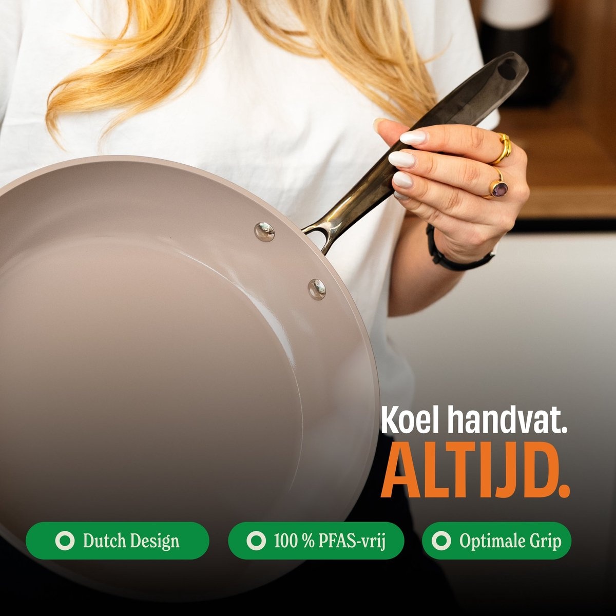 Cook & Pan Taupe of Mind Hapjespan 24 cm