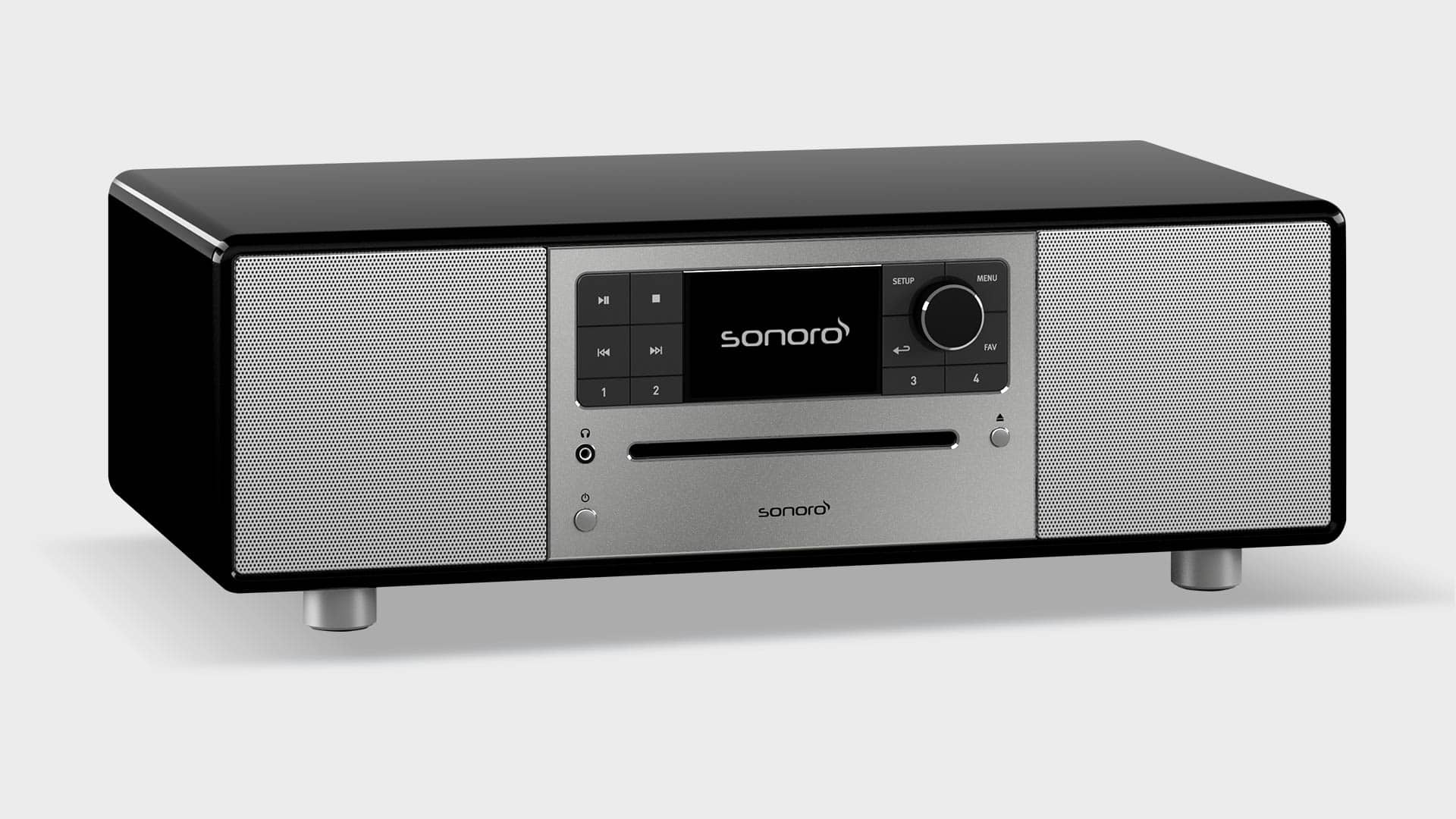 Sonoro PRESTIGE X Hoogglans zwart - Radio