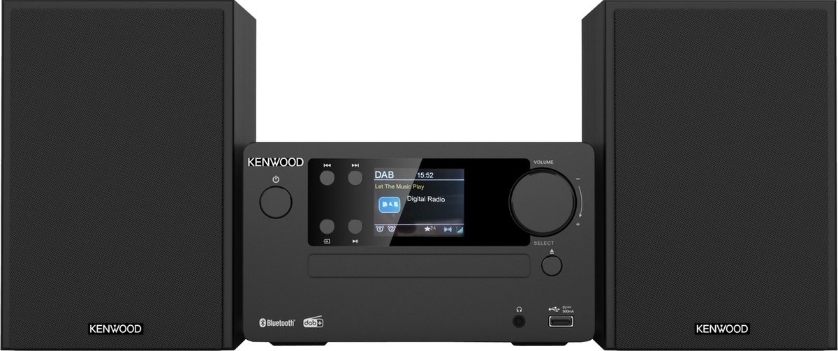 Kenwood M-725DAB-B - Stereo set