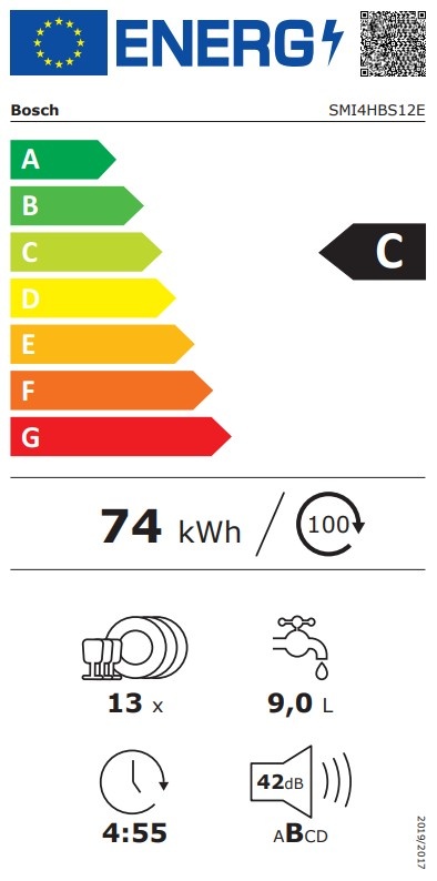 Bosch SMI4HBS12E Serie 4 EXCLUSIV - Inbouw vaatwasser