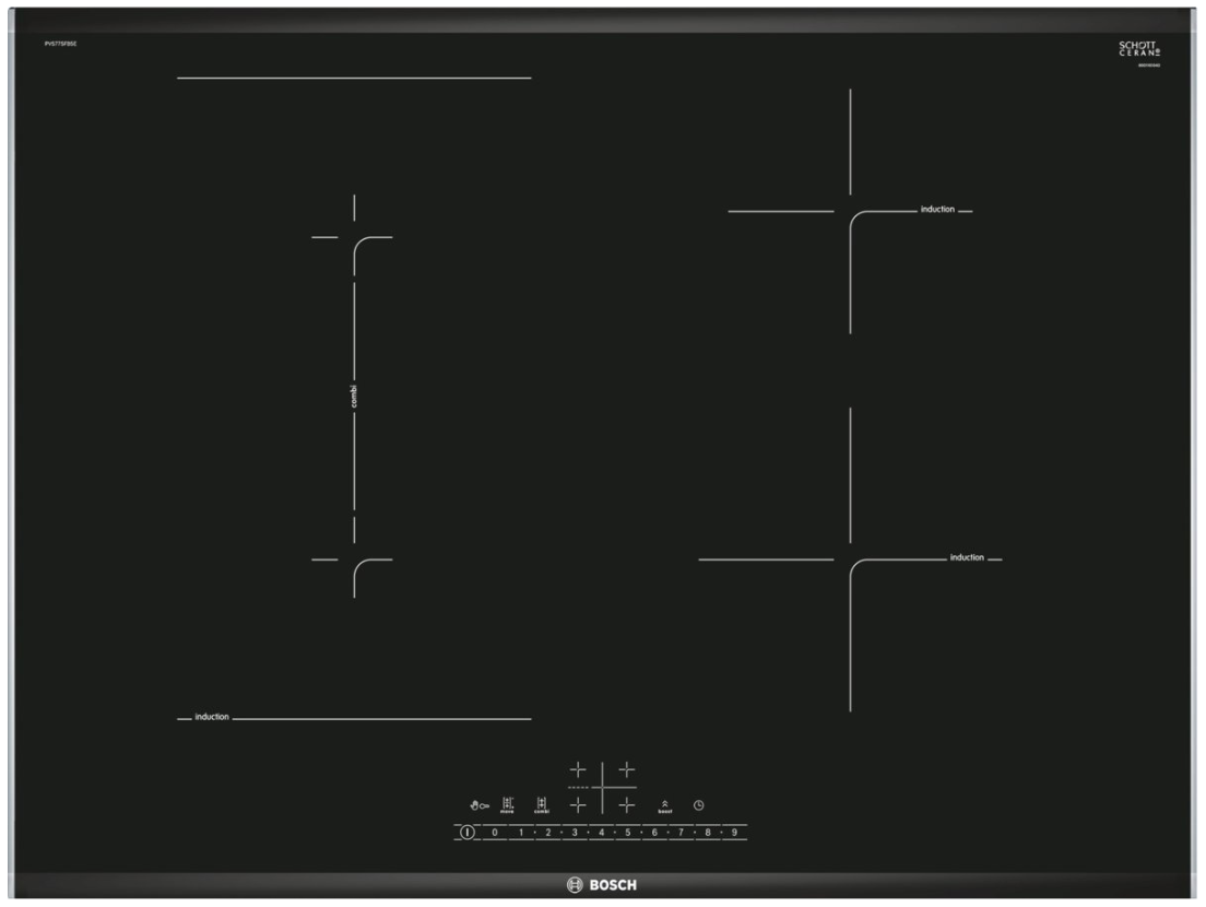 Bosch Serie 6 PVS775FB5E - Inductiekookplaat