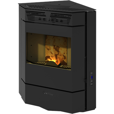 Qlima Pelletkachel Isotta 94 S-line Black