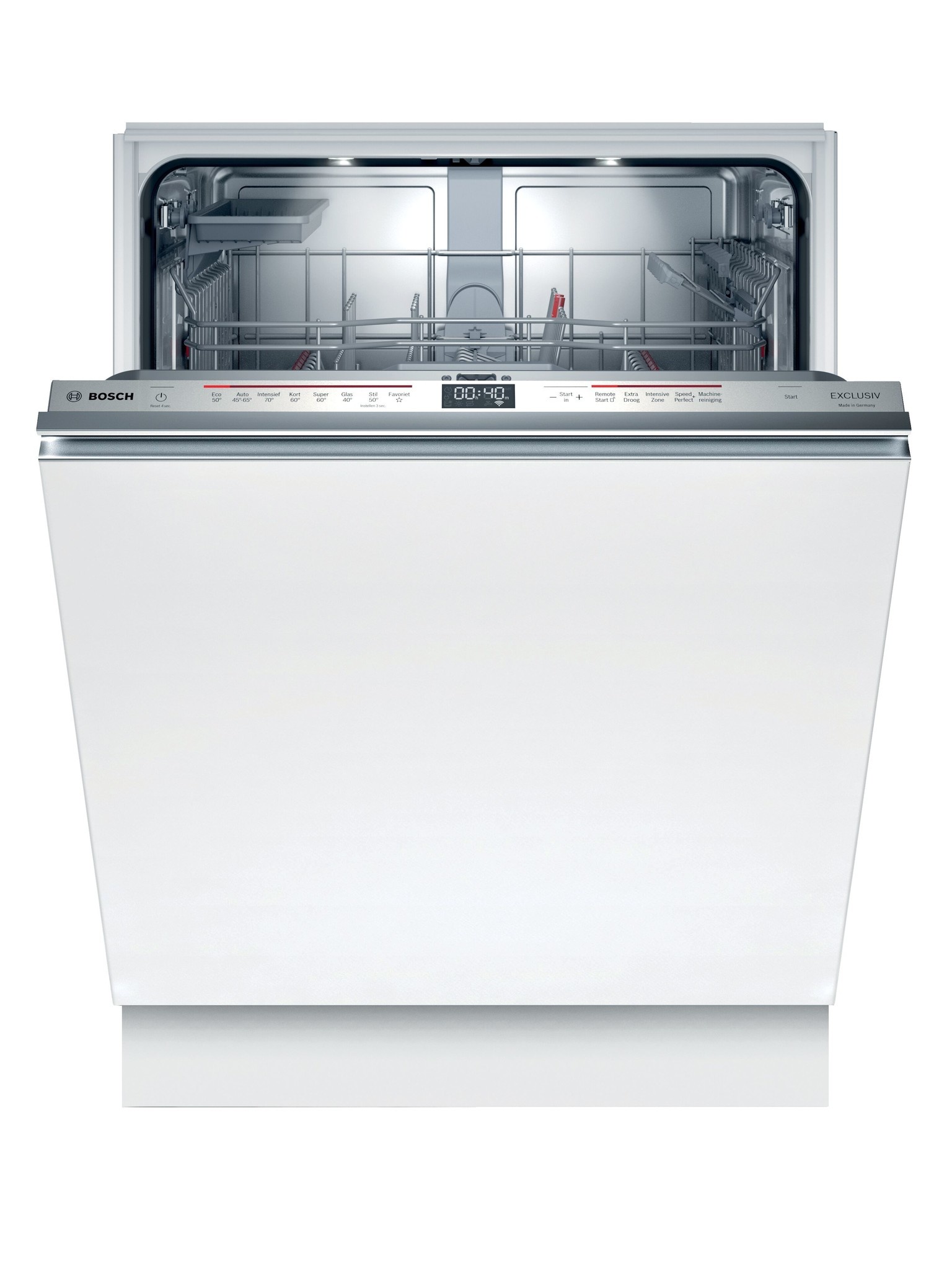 Bosch EXCLUSIV SMV6ZBX01N Volledig geïntegreerde vaatwasser