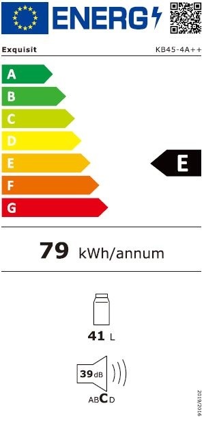 Exquisit KB45-1A++ Barmodel koelkast