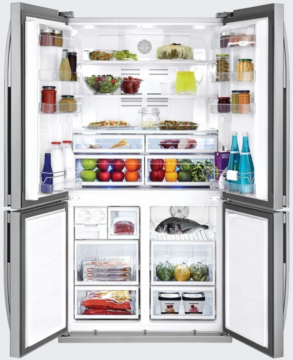 Beko GNE114612 FX Amerikaanse koelkast