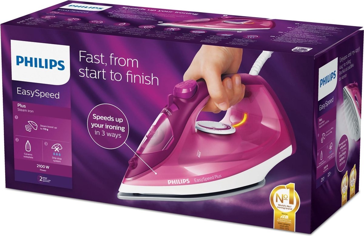 Philips GC2146/40 EasySpeed Plus Stoomstrijkijzer