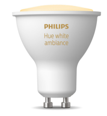 Philips Hue 1x GU10 4.3W White Ambiance Single Pack