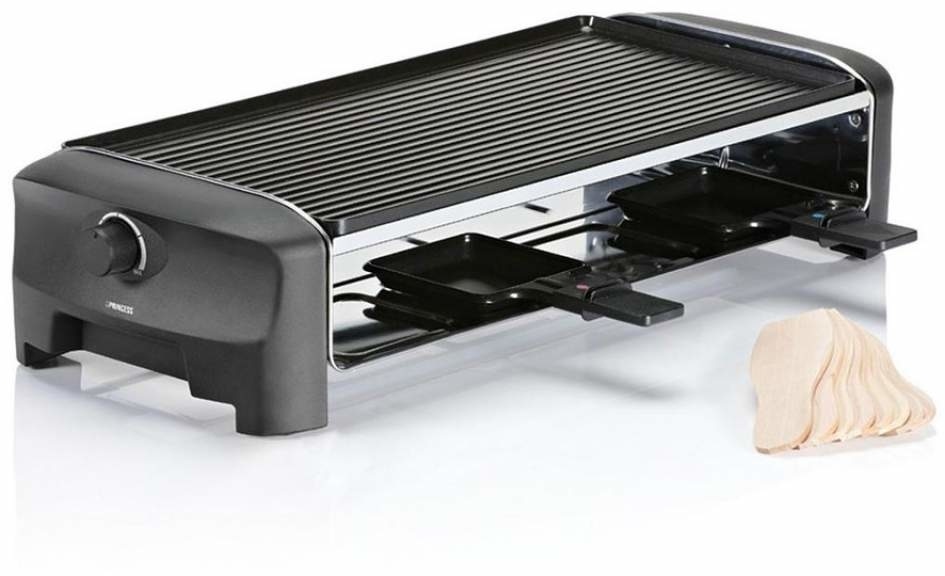 Princess 162840 Raclette 8 Grill and Teppanyaki Party - Gourmetset
