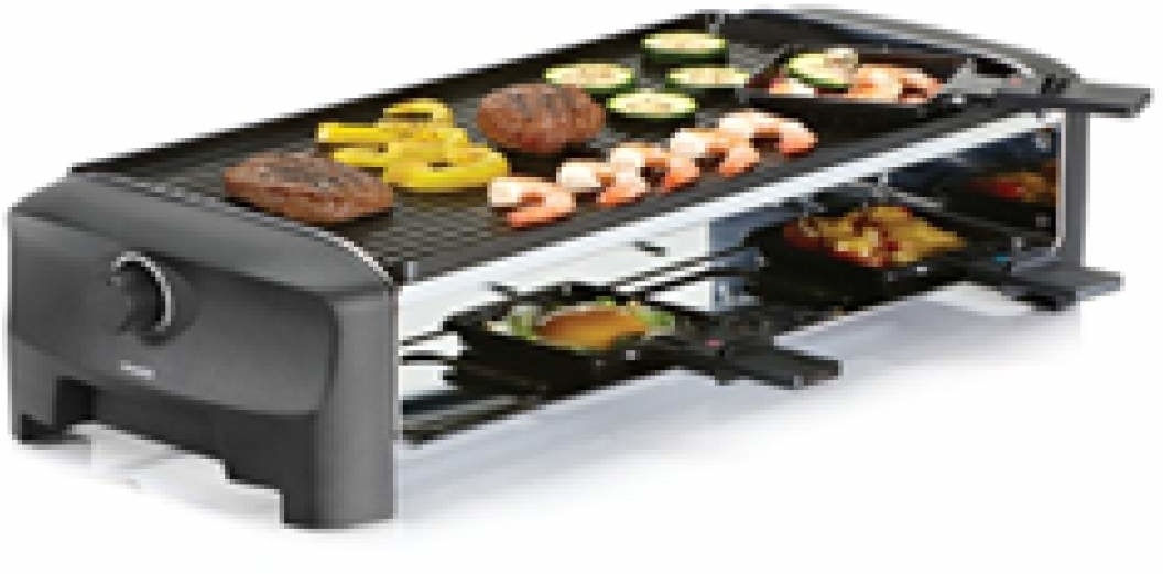 Princess 162840 Raclette 8 Grill and Teppanyaki Party - Gourmetset