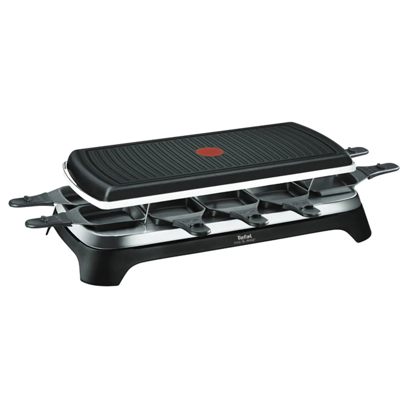 Tefal Gourmet 10 Inox & Design RE4588 - Gourmetset