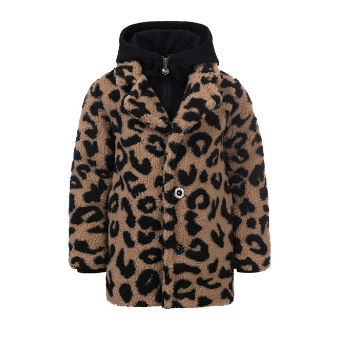 10Sixteen Long teddy panther coat - Big Jaguar