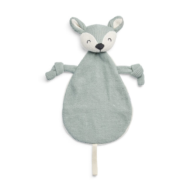 Knuffeldoekje Deer ash green