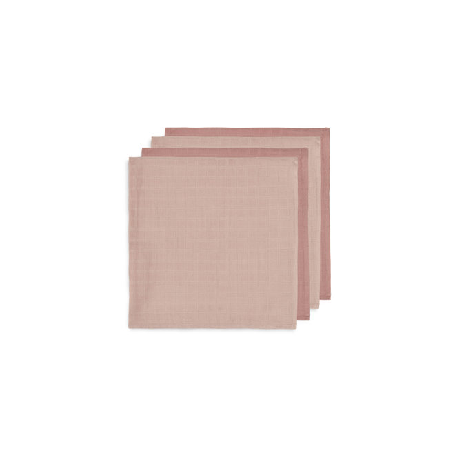 Multidoek Bamboe small 70x70cm Pale pink (4 pack)