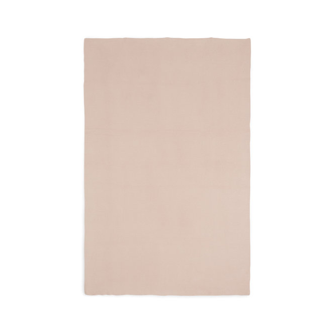 Dekenwieg 75x100cm Basic knit pale pink