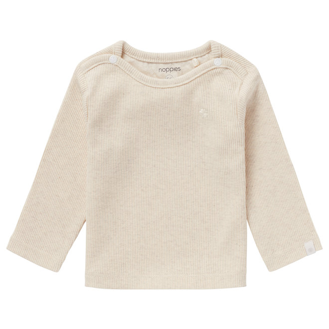 U Tee ls Rib Natal - Oatmeal