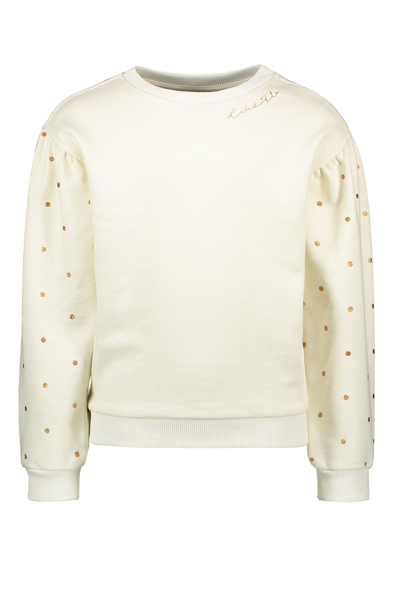 Flo girls sweater dotted sleeve - Off 