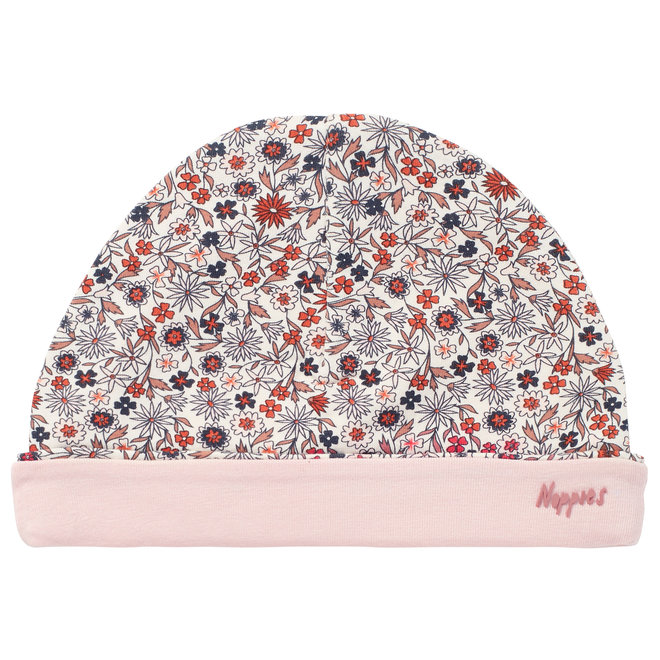 Girls Hat reversible Agadir allover print - Peach Whip