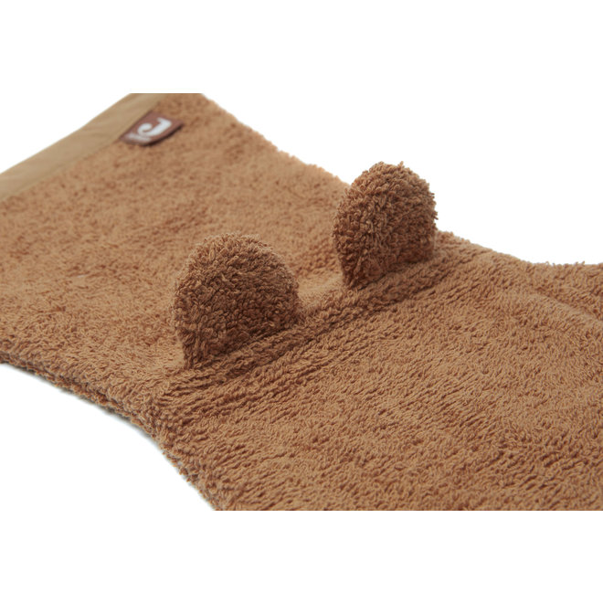 Wash cloth terry long caramel