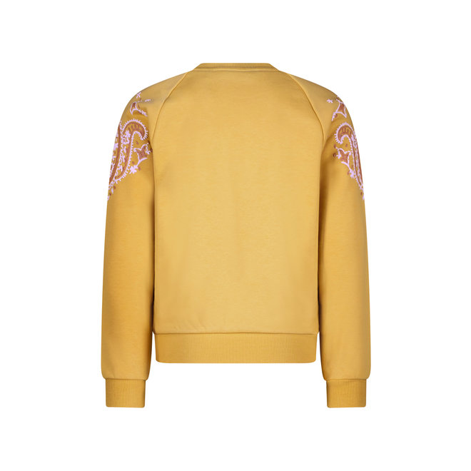Flo girls raglan sweater paisley flock - 590 - Corn