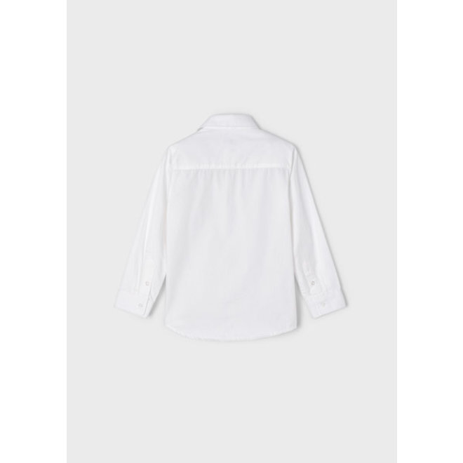 Basic l/s shirt / White