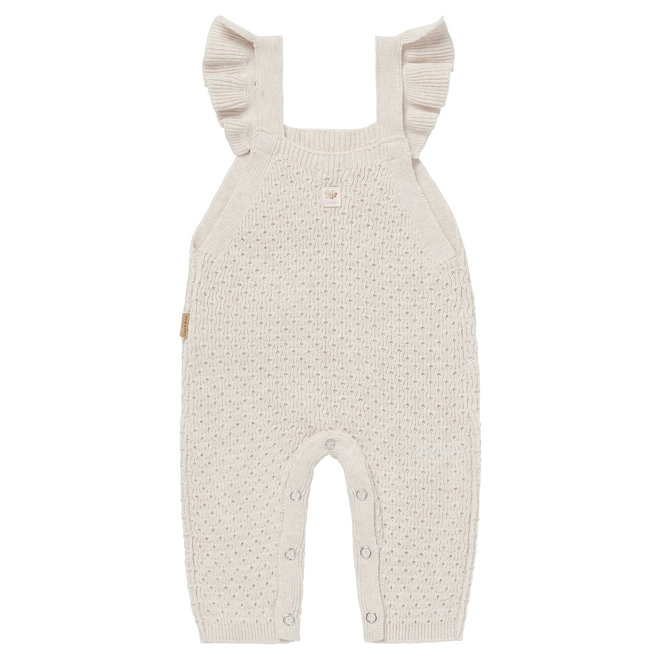 Girls Dungaree Luva - Oatmeal