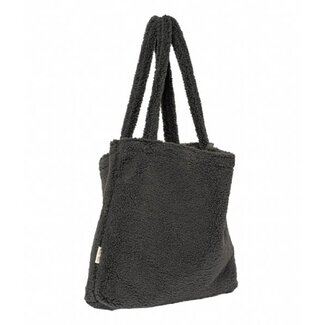 Studio Noos Dark Grey Teddy Mom-Bag