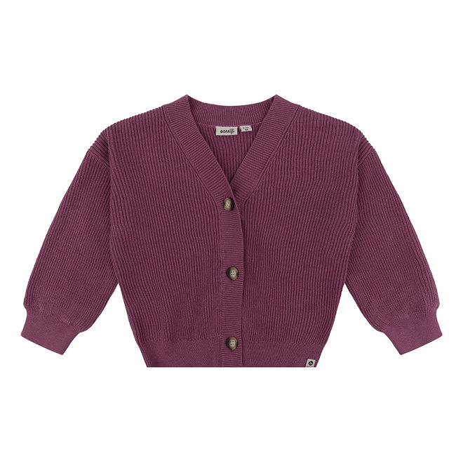 Knitted Cardigan - Berry Mauve - 432 -