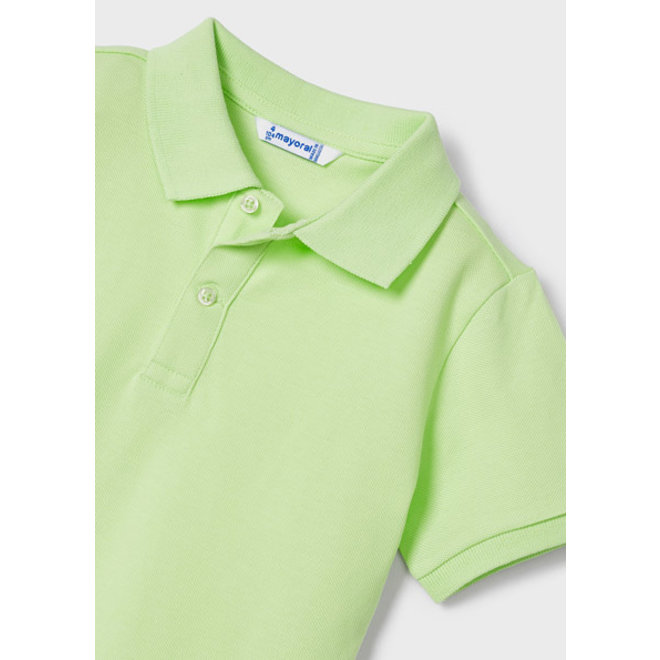 Basic s/s polo - 84 Celery -