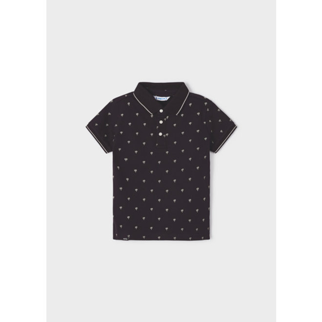 S/s small print t-shirt - 28 Black -