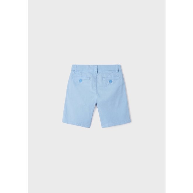 Basic twill chino shorts - 74 Wave blue -