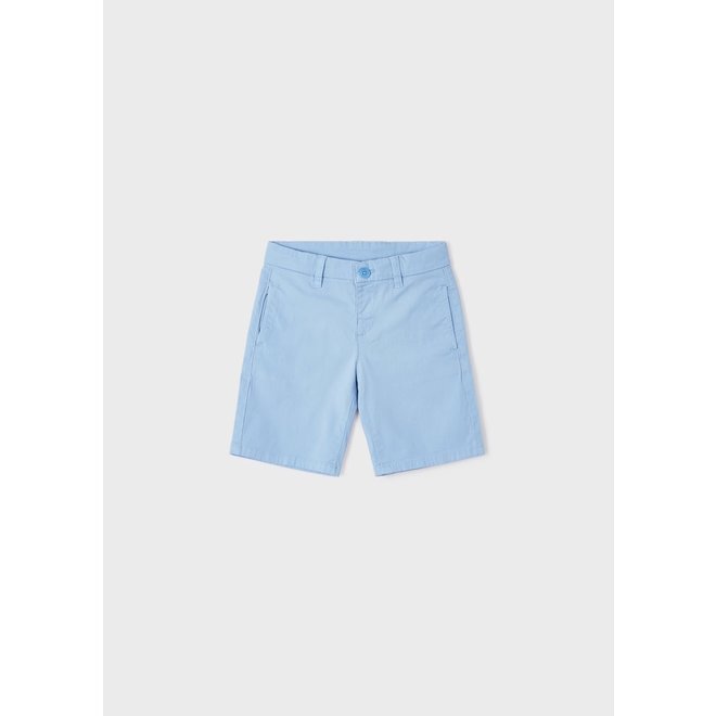 Basic twill chino shorts - 74 Wave blue -