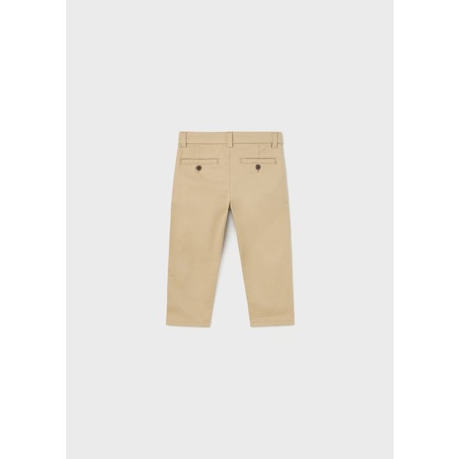 Twill basic trousers - 26 Beige -