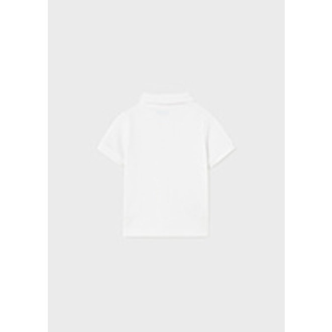 Basic s/s polo -  45 White -