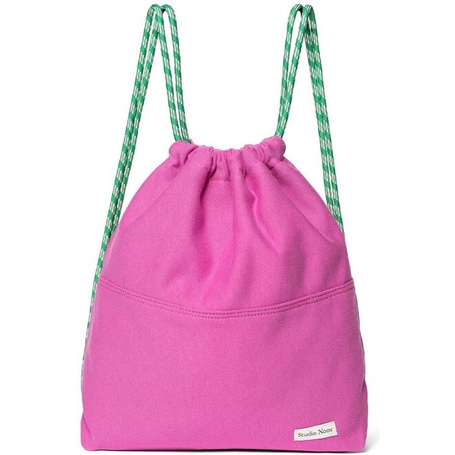 Pink Jersey Gym Bag