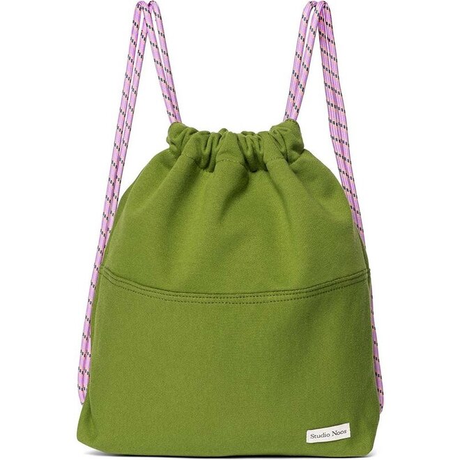 Sage Green Jersey Gym Bag