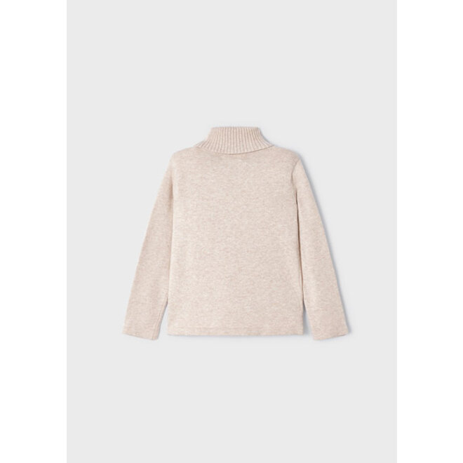 Basic knitting turtleneck     90 Hazelnut v