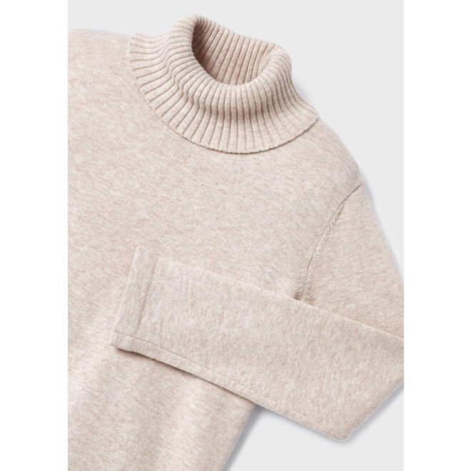 Basic knitting turtleneck     90 Hazelnut v