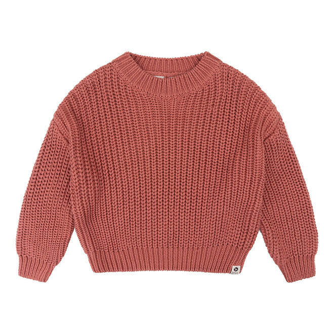 Chuncky Knitted Sweater - Canyon Rose - 326 -