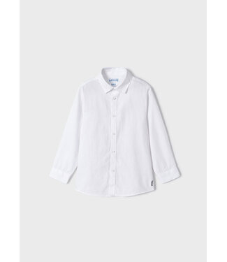 Mayoral Basic l/s shirt               26 White     /