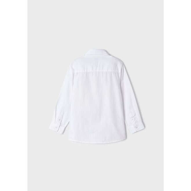 Basic l/s shirt               26 White     /