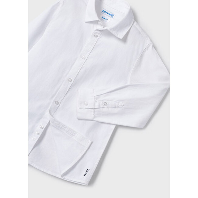 Basic l/s shirt               26 White     /