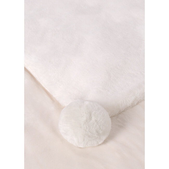 Pom pom blanket               80 Natural
