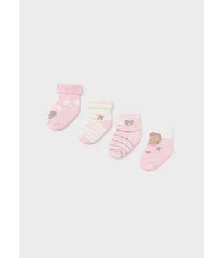 Mayoral 4pc set socks                 15 Baby Rose