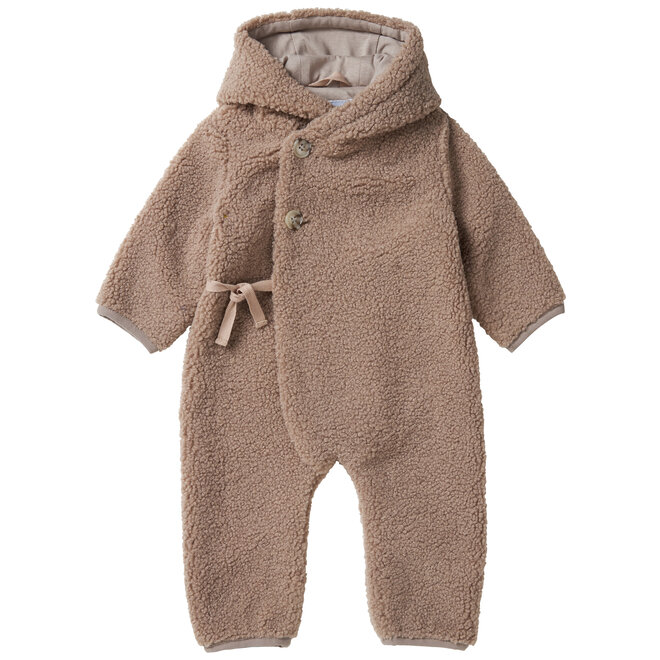 Unisex playsuit Tolono long sleeve N082 Light Taupe