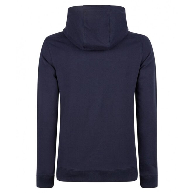 HOODED SWEAT BADGE - Navy 1