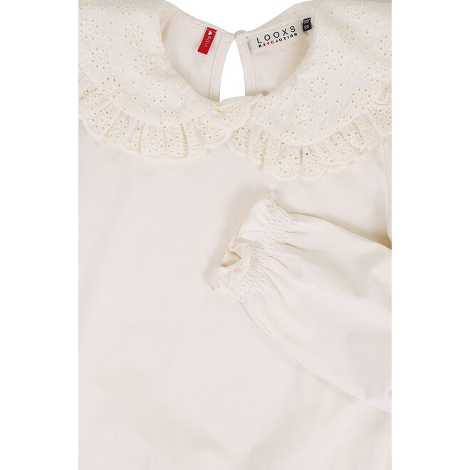 Little lace collar tee 1 off white