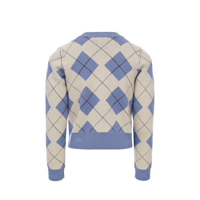 10Sixteen argyle pullover 61 Blue argyle check