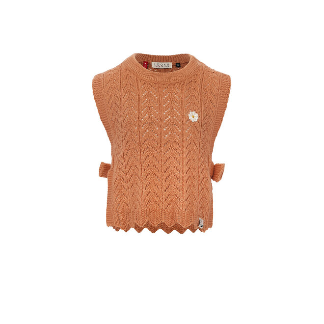 Little knitted spencer 404 Soft apricot