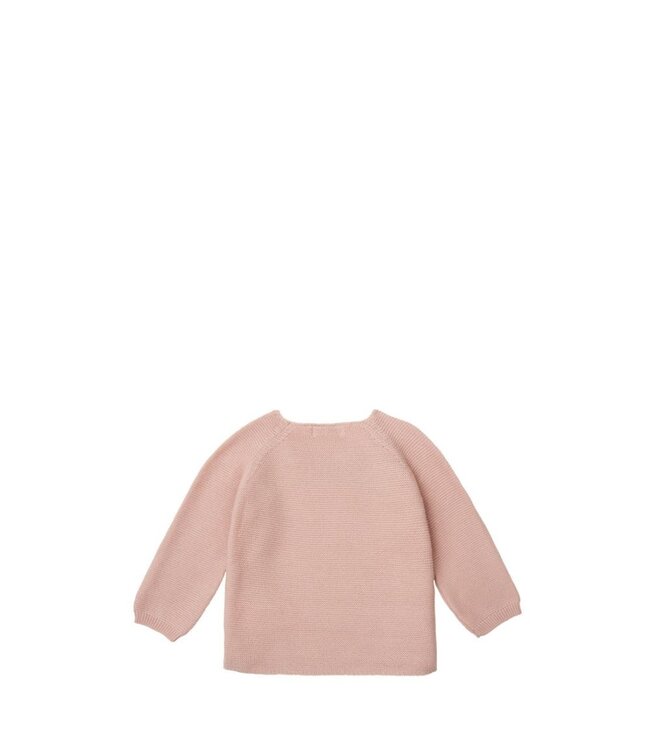 Rose smoke unisex cardigan wrap knit pino