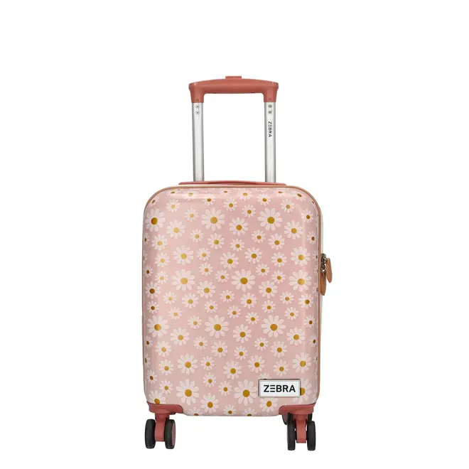 Zebra Travel Koffer Lichtroze 083-